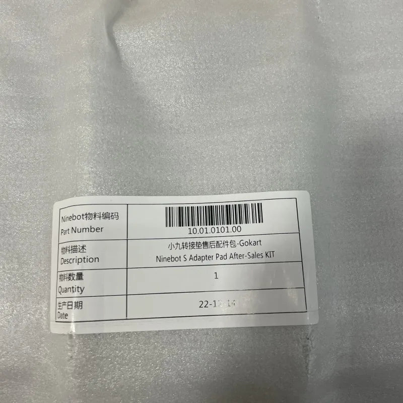 Original Ninebot S Adapter Pad After-Sales Kit Transfer Mat For Ninebot Go Kart Balance Scooter Spare Part