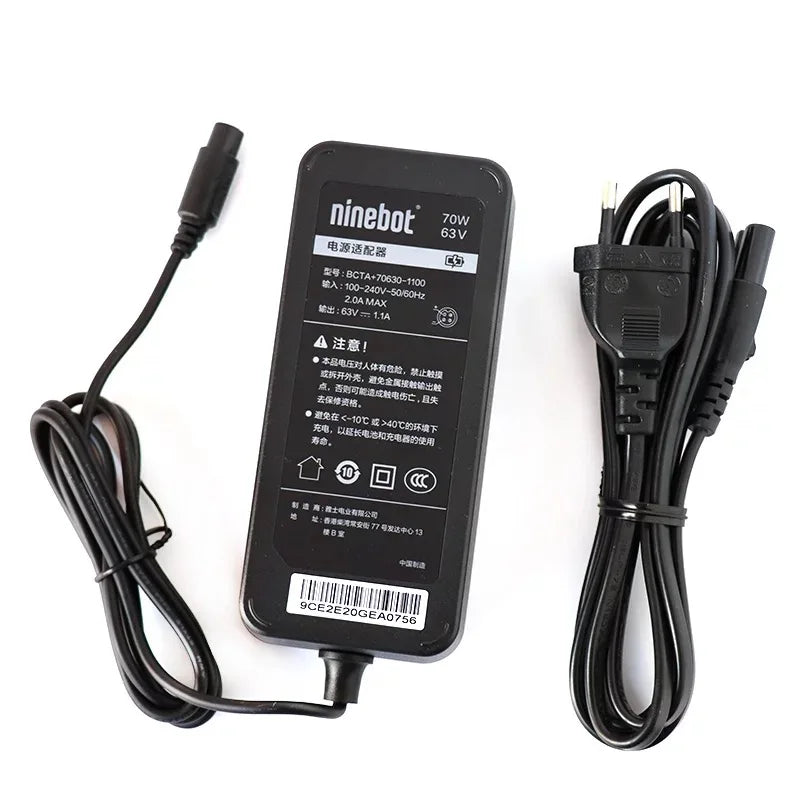 Original Charger for Segway Ninebot Balance Scooter Mini  Mini S Mini Pro Ninebot S Ninebot S-Pro 63V 70W