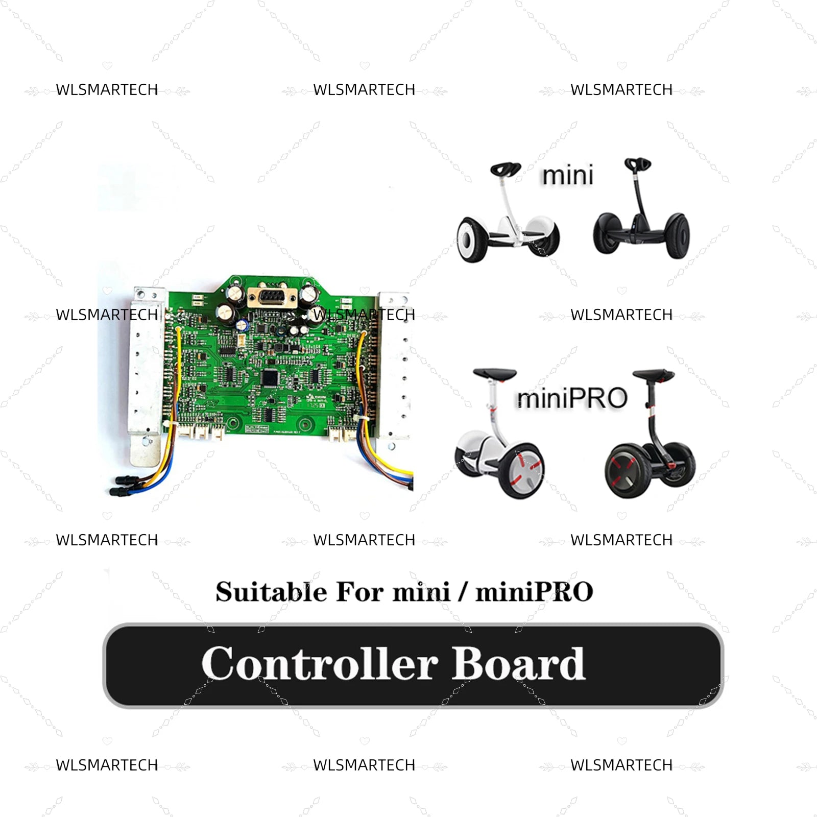 Original Speed Up Board Controller Assemble Kit For Segway Ninebot Go Kart to 32KPH Powered By Mini MiniPro S S Pro Spare Part
