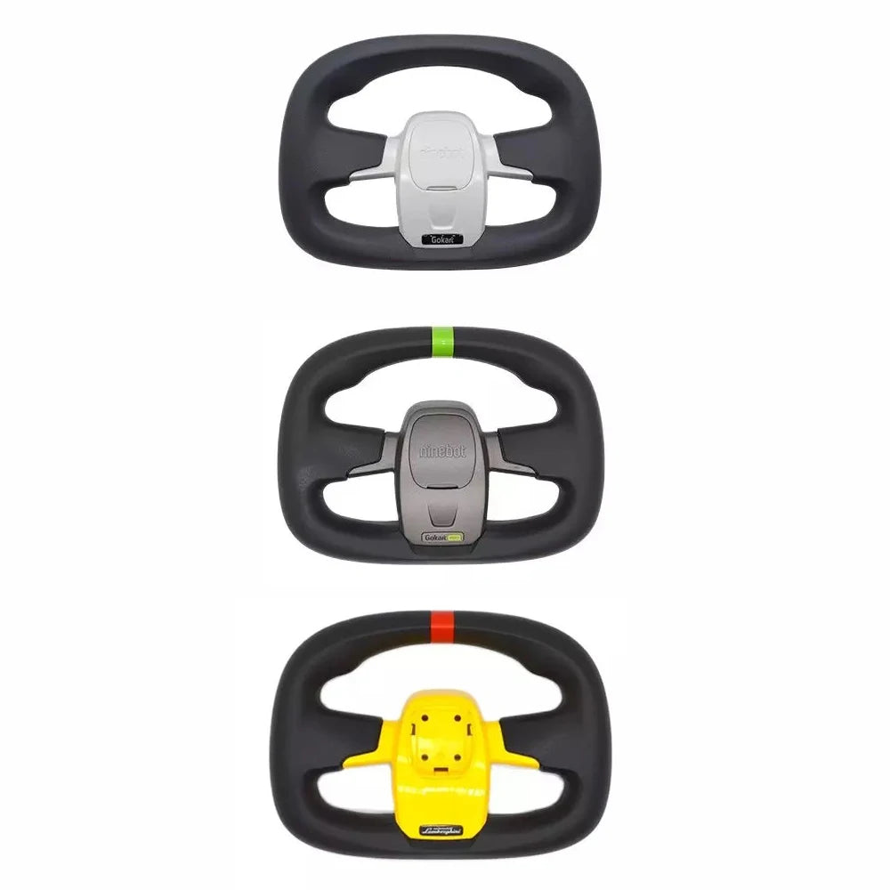 Original Steering Wheel For Ninebot Go Kart Kit PRO Lamborghini Accessories