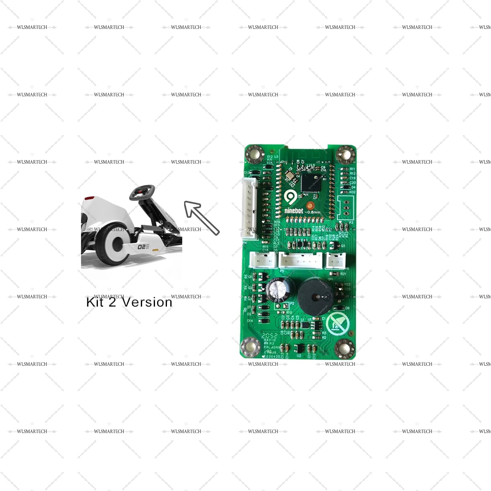 Original Front Cabinet Board for Segwat Ninebot Kit 02 Version Spare Part